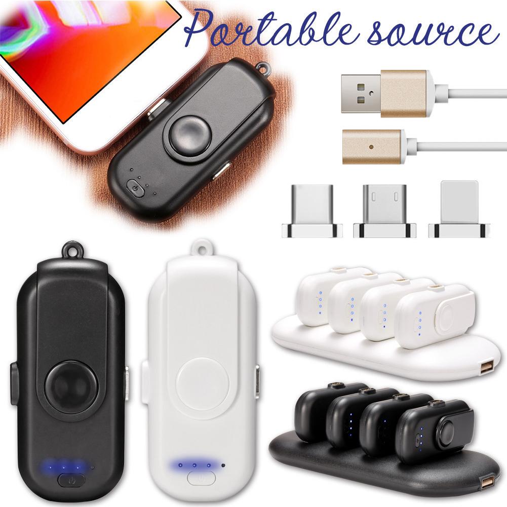 1000mAh Portable Charging USB Magnetic Mini PowerBank