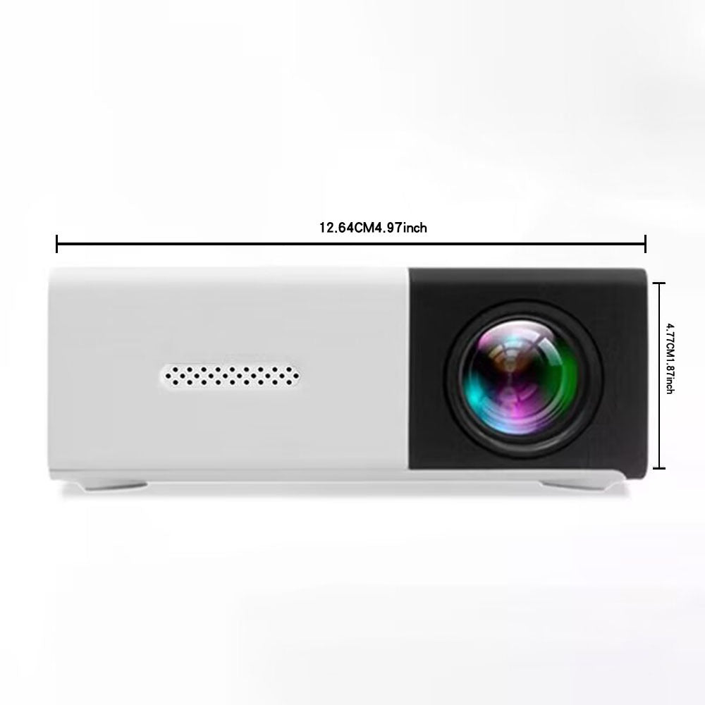 1pc Portable Movie Projector with WiFi, HDMI, USB, and iOS/Android Compatibility