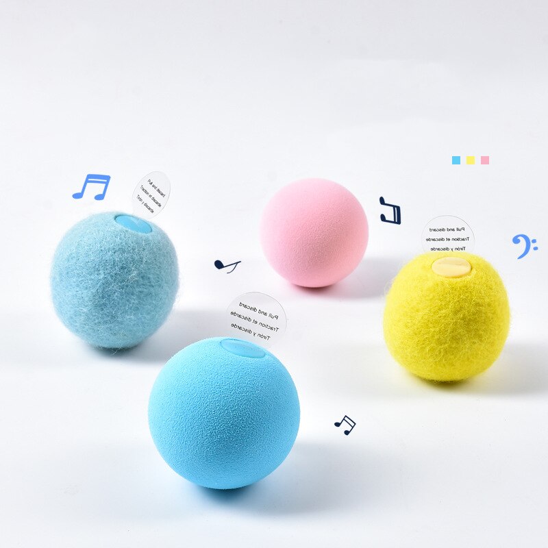 Interactive ball for cats